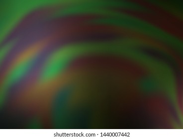 Dark Green vector abstract template. An elegant bright illustration with gradient. The template for backgrounds of cell phones.