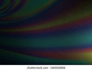 Dark Green vector abstract template. Modern geometrical abstract illustration with gradient. Brand new design for your business.