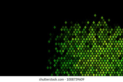Dark Green vector abstract textured polygonal background. Blurry rectangular design. The pattern with repeating rectangles can be used for background.