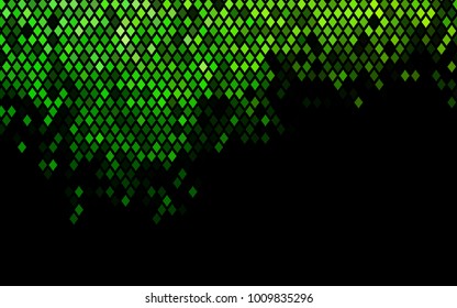 Dark Green vector abstract textured polygonal background. Blurry rectangular design. The pattern with repeating rectangles can be used for background.