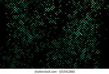 Dark Green vector abstract textured polygonal background. Blurry rectangular design. The pattern with repeating rectangles can be used for background.