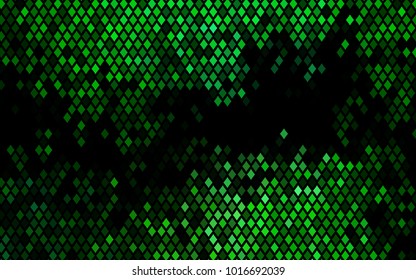 Dark Green vector abstract textured polygonal background. Blurry rectangular design. The pattern with repeating rectangles can be used for background.