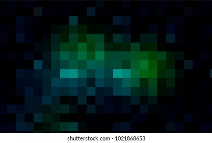 Dark Green vector abstract textured polygonal background. Blurry rectangular design. The pattern with repeating rectangles can be used for background.