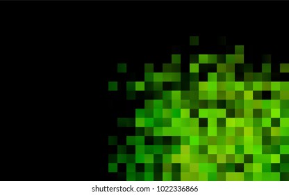 Dark Green vector abstract textured polygonal background. Blurry rectangular design. The pattern with repeating rectangles can be used for background.