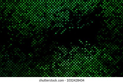 Dark Green vector abstract textured polygonal background. Blurry rectangular design. The pattern with repeating rectangles can be used for background.