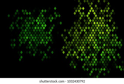 Dark Green vector abstract textured polygonal background. Blurry rectangular design. The pattern with repeating rectangles can be used for background.