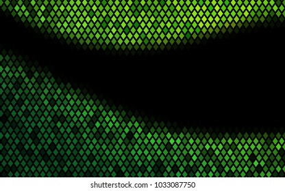 Dark Green vector abstract textured polygonal background. Blurry rectangular design. The pattern with repeating rectangles can be used for background.