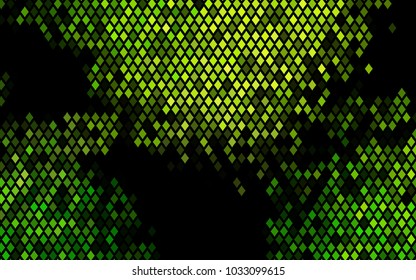 Dark Green vector abstract textured polygonal background. Blurry rectangular design. The pattern with repeating rectangles can be used for background.
