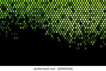 Dark Green vector abstract textured polygonal background. Blurry rectangular design. The pattern with repeating rectangles can be used for background.