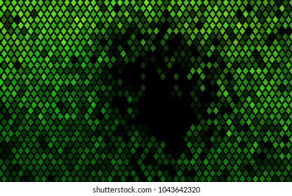 Dark Green vector abstract textured polygonal background. Blurry rectangular design. The pattern with repeating rectangles can be used for background.