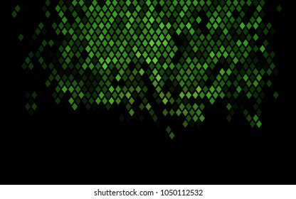 Dark Green vector abstract textured polygonal background. Blurry rectangular design. The pattern with repeating rectangles can be used for background.