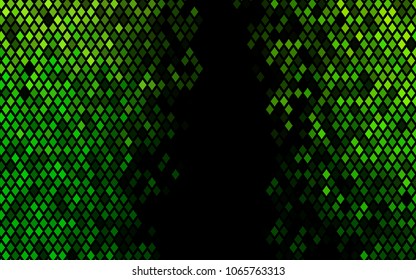 Dark Green vector abstract textured polygonal background. Blurry rectangular design. The pattern with repeating rectangles can be used for background.