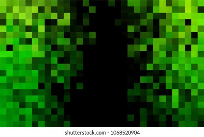 Dark Green vector abstract textured polygonal background. Blurry rectangular design. The pattern with repeating rectangles can be used for background.