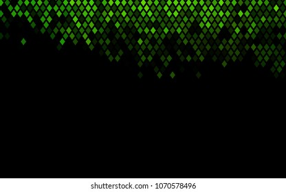 Dark Green vector abstract textured polygonal background. Blurry rectangular design. The pattern with repeating rectangles can be used for background.
