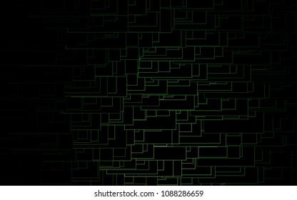 Dark Green vector abstract textured polygonal background. Blurry rectangular design. The pattern with repeating rectangles can be used for background.