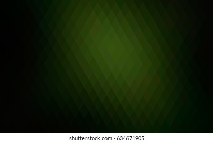 Dark Green vector abstract textured polygonal background. Blurry rectangular design. The pattern with repeating rectangles can be used for background.