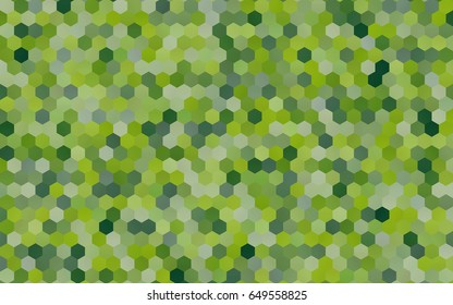 Dark Green vector abstract textured polygonal background. Brand-new blurry hexagonal design. Pattern can be used for background.