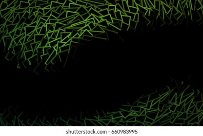 Dark green vector abstract textured polygonal background. Blurry rectangular design. The pattern with repeating rectangles can be used for background.