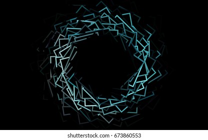 Dark Green vector abstract textured polygonal background. Blurry rectangular design. The pattern with repeating rectangles can be used for background.