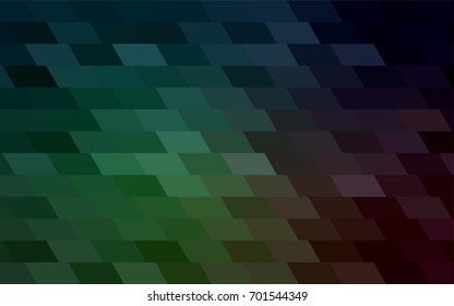 Dark Green vector abstract textured polygonal background. Blurry rectangular design. The pattern with repeating rectangles can be used for background.