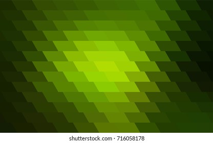 Dark Green vector abstract textured polygonal background. Blurry rectangular design. The pattern with repeating rectangles can be used for background.