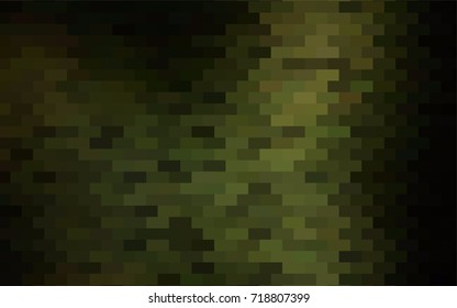 Dark Green vector abstract textured polygonal background. Blurry rectangular design. The pattern with repeating rectangles can be used for background.