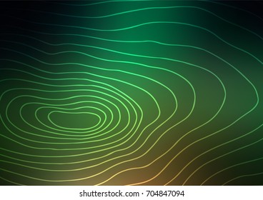 Dark Green vector arabic abstract texture. Modern geometrical abstract illustration with doodles. A completely new template for your business design.