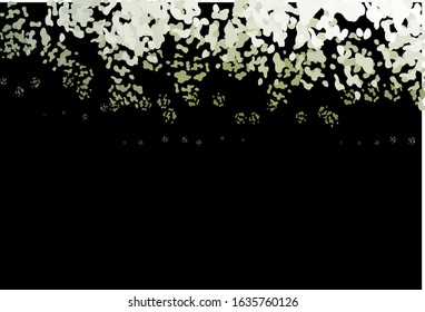 Dark Green vector backdrop with abstract shapes. Simple colorful illustration with abstract gradient shapes. Background for a cell phone.