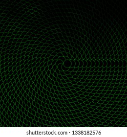 Dark Green vector backdrop with circles. Glitter abstract illustration with colorful drops. New template for your brand book.