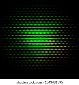Dark Green vector backdrop with circles. Modern abstract illustration with colorful circle shapes. Pattern for websites, landing pages.