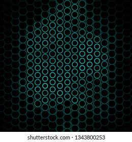 Dark Green vector backdrop with circles. Modern abstract illustration with colorful circle shapes. Pattern for business ads.