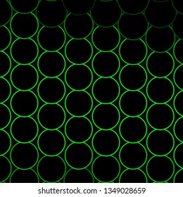 Dark Green vector backdrop with circles. Abstract illustration with colorful spots in nature style. New template for your brand book.