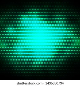 Dark Green vector backdrop with circles. Abstract decorative design in gradient style with bubbles. Pattern for wallpapers, curtains.