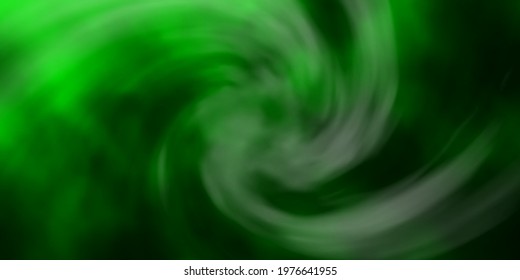 Dark Green vector backdrop with cumulus. Colorful illustration with abstract gradient clouds. Template for landing pages.