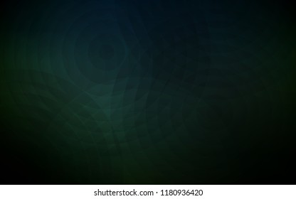 Dark Green vector backdrop with dots. Blurred decorative design in abstract style with bubbles. Pattern can be used for beautiful websites.