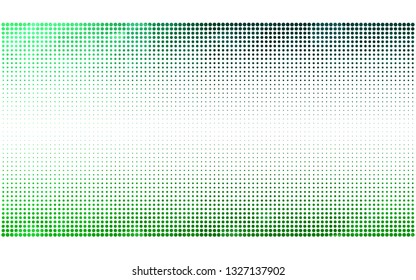 Dark Green vector  backdrop with dots. Modern abstract illustration with colorful water drops. New template for your brand book.