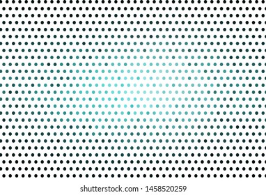 Dark Green vector backdrop with dots. Blurred decorative design in abstract style with bubbles. Pattern for futuristic ad, booklets.