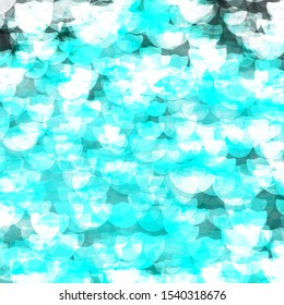 Dark Green vector backdrop with dots. Colorful illustration with large gradient dots in nature style. Pattern for wallpapers, curtains.