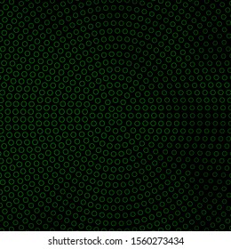 Dark Green vector backdrop with dots. Modern abstract illustration with colorful circle shapes. Pattern for booklets, leaflets.