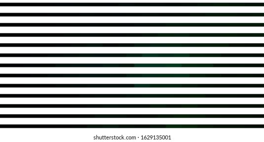 Dark Green vector backdrop with lines. Geometric abstract illustration with blurred lines. Pattern for websites, landing pages.
