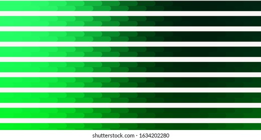 Dark Green vector backdrop with lines. Repeated lines on abstract background with gradient. Smart design for your promotions.