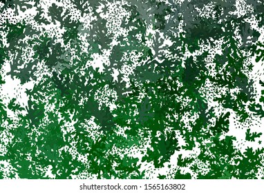 Dark Green vector backdrop with memphis shapes. Modern abstract illustration with colorful random forms. Best smart design for your business.