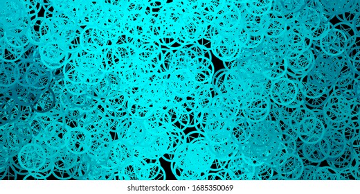 Dark Green vector backdrop with mystery symbols. Illustration with magical signs of spiritual power. Design for magic, spiritual events.