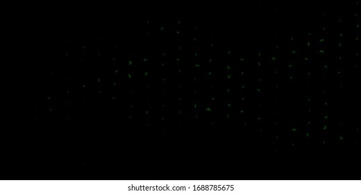 Dark Green vector backdrop with mystery symbols. Retro design in abstract style with witchcraft forms. Simple design for occult depiction.
