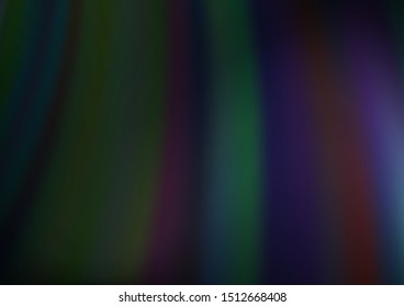Dark Green vector background with abstract lines. An elegant bright illustration with gradient. The elegant pattern for brand book.