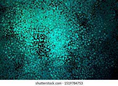 Dark Green vector background with abstract shapes. Illustration with colorful gradient shapes in abstract style. Background for a cell phone.