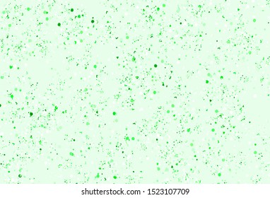 Dark Green vector background with abstract shapes. Illustration with colorful gradient shapes in abstract style. Elegant design for wallpapers.
