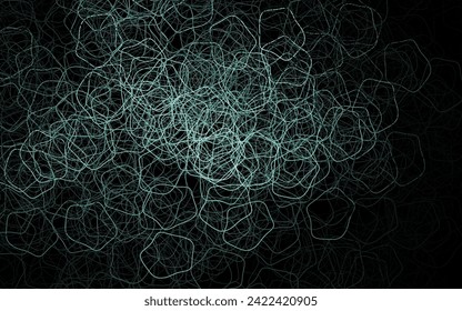 Dunkelgrüner Vektorhintergrund mit abstrakten Formen. Illustration mit bunten Farbverlauf-Formen im abstrakten Stil. Das beste Design für Ihr Unternehmen.