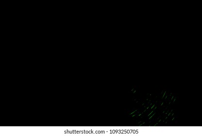 Dark Green vector background with bent ribbons. Shining illustration, which consist of blurred lines, circles. Marble design for your web site.