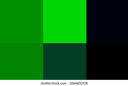 Dark Green vector background with bright palette. Colorful gradient set with collection of rainbow colors. Template of colors for smart designers.